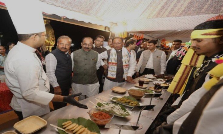 cg news छत्तीसगढ़िया स्वाद से महक उठा केवड़िया