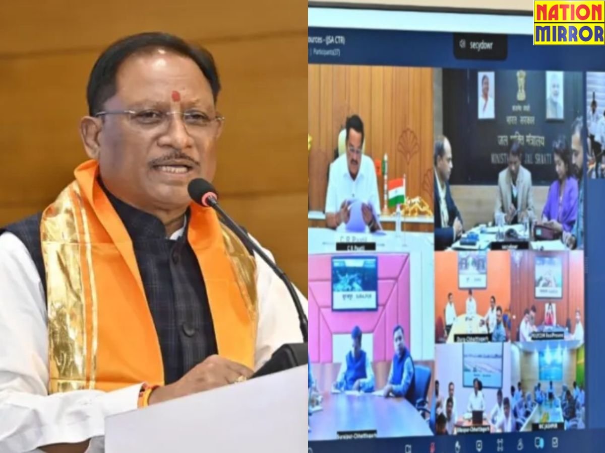 1 मई तक 10 लाख जल संरक्षण संरचनाओं के निर्माण का लक्ष्य-मुख्यमंत्री विष्णु देव साय