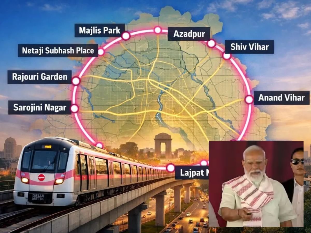 दिल्ली को मिली देश की पहली ‘रिंग मेट्रो’pm मोदी ने दी सौगात