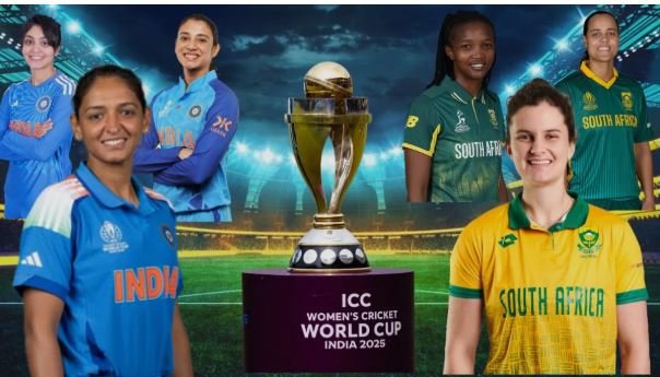 womens world cup 2025 वर्ल्ड कप फाइनल में भारत का धमाका साउथ अफ्रीका को मिला 299 रन का टारगेट