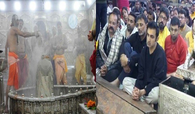 गौतम गंभीर महाकाल दर्शन इंदौर वनडे से पहले बाबा महाकाल के दर पर कोच गंभीर भस्म आरती में मांगा जीत का आशीर्वाद