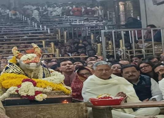 शिवनवरात्रि का पांचवां दिन राजा स्वरूप में सजे भगवान महाकाल