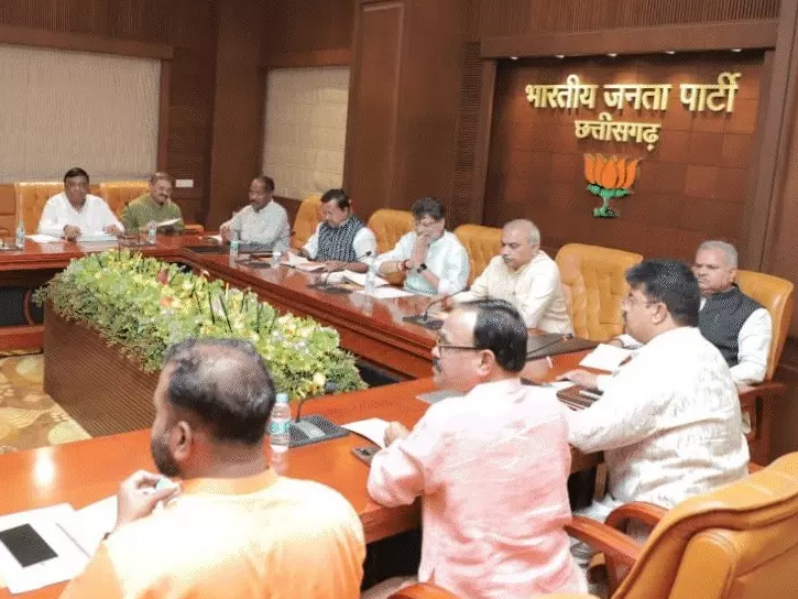 cg bjp छत्तीसगढ़ bjp में बड़े बदलाव की तैयारीअभिषेक सिंह-नवीन मार्कंडेय महामंत्री की दौड़ में मीडिया प्रभारी बदलना तय