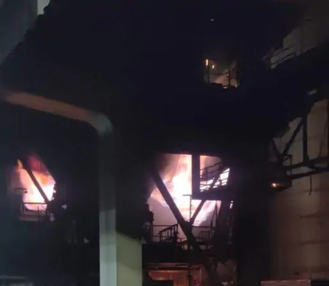 bhilai steel plant भिलाई स्टील प्लांट के डस्ट कैचर यूनिट में जोरदार धमाका जाने कितना हुआ नुकसान