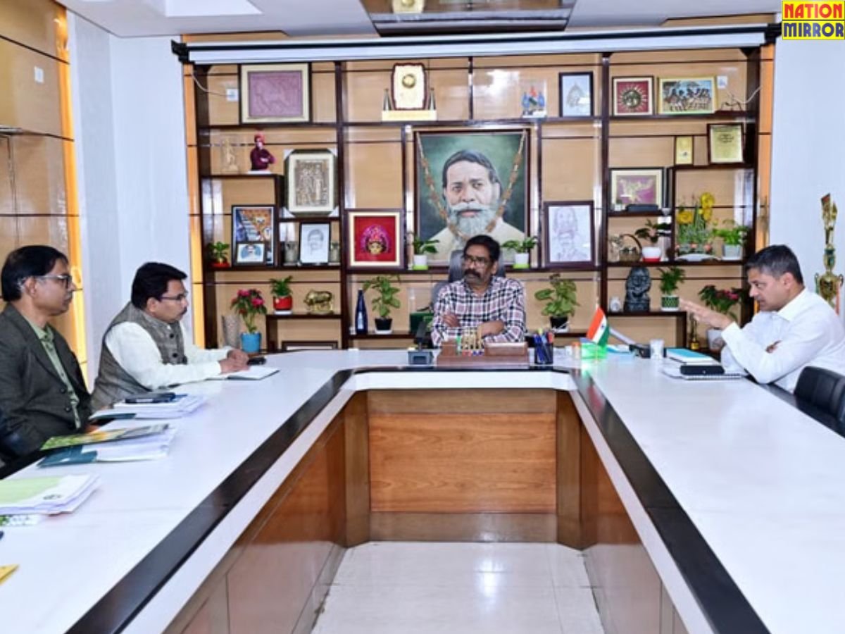 cm hemant soren मुख्यमंत्री हेमंत सोरेन ने की उच्चस्तरीय बैठक