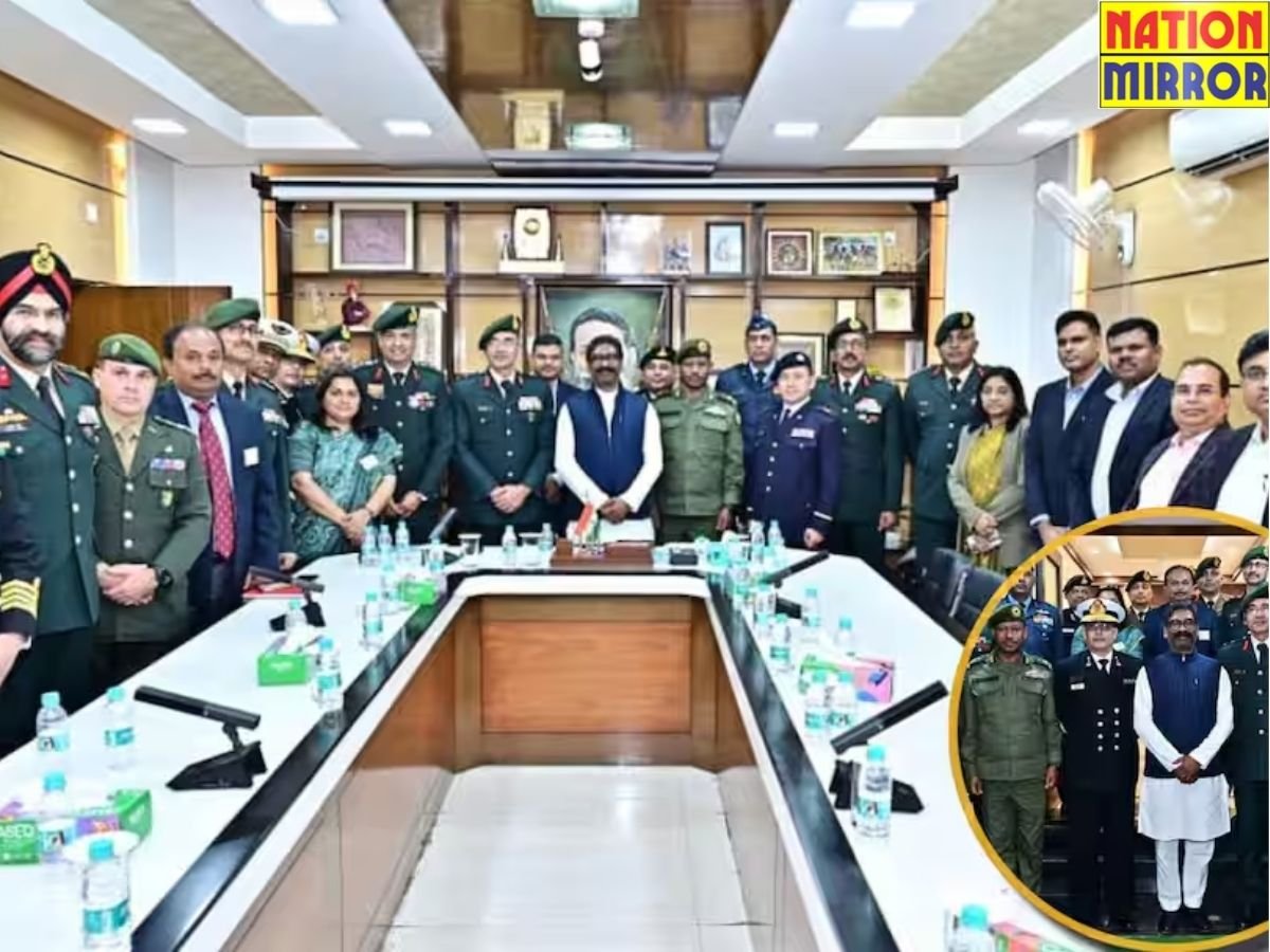 cm सोरेन ने ndc प्रतिनिधिमंडल के साथ साझा किया विकास का विजन