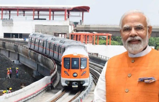 भोपाल मेट्रो को मिलीं 2 नई ट्रेनें बेड़ा 10 पहुंचा ऑरेंज-ब्लू लाइन पर तेज काम