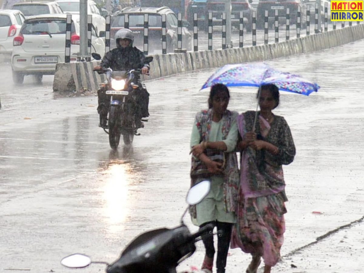 राजधानी भोपाल समेत कई जिलों में बारिशतापमान में आई गिरावट