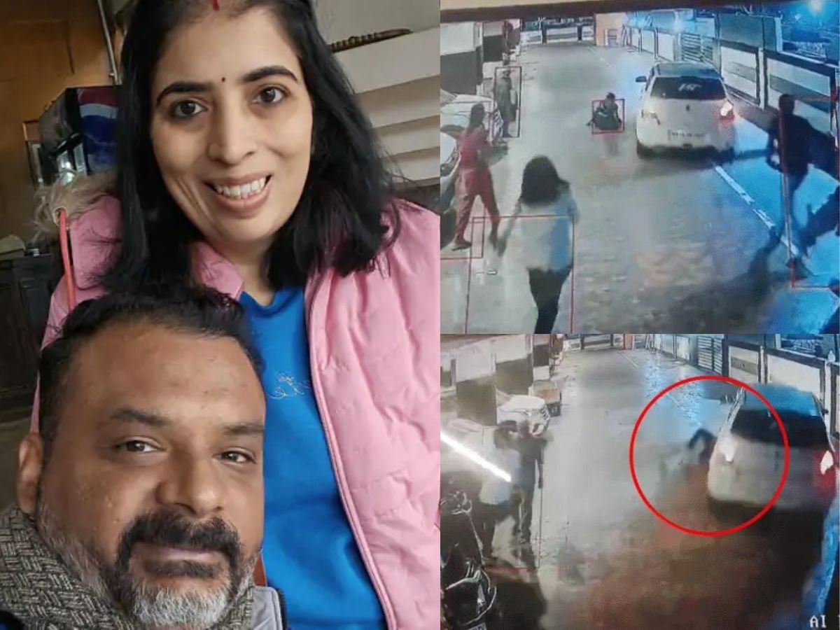 इंदौर हादसा गुस्से में दौड़ाई कारइंजीनियर को कुचलामौत