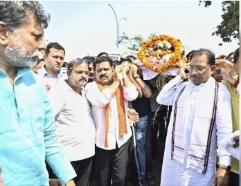 cg news सीएम साय ने किया सावरकर सौरभ स्मारिका का विमोचन