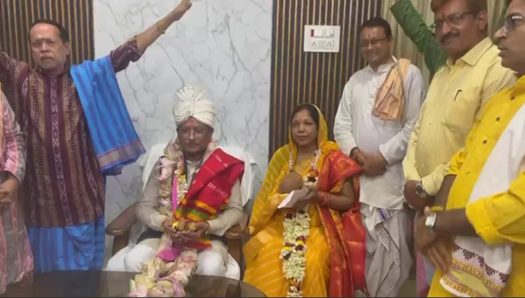rath yatra 2025 सीएम साय बने गजपति महाराजा