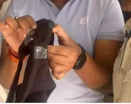 bilaspur pwd परीक्षा में हाईटेक नकल अंडरगार्मेंट्स में कैमरा