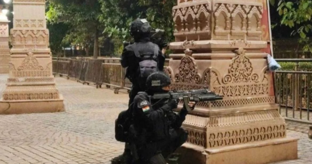 150 nsg commandos conduct midnight security drill at ujjain’s mahakal temple