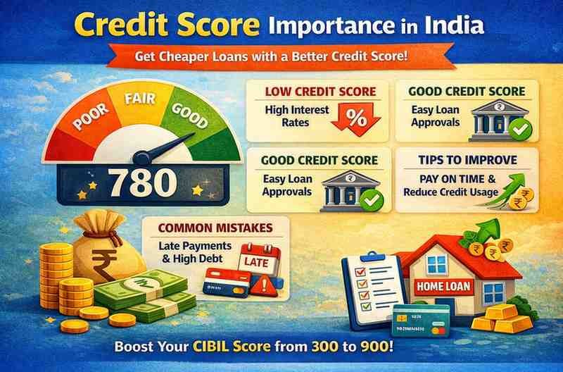 credit score importance in india how a good score gets you cheaper loans fast
