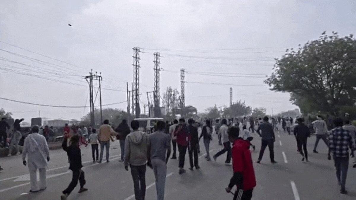 farsa wale baba death in mathura truck crushes cow vigilante highway blocked cm orders strict action