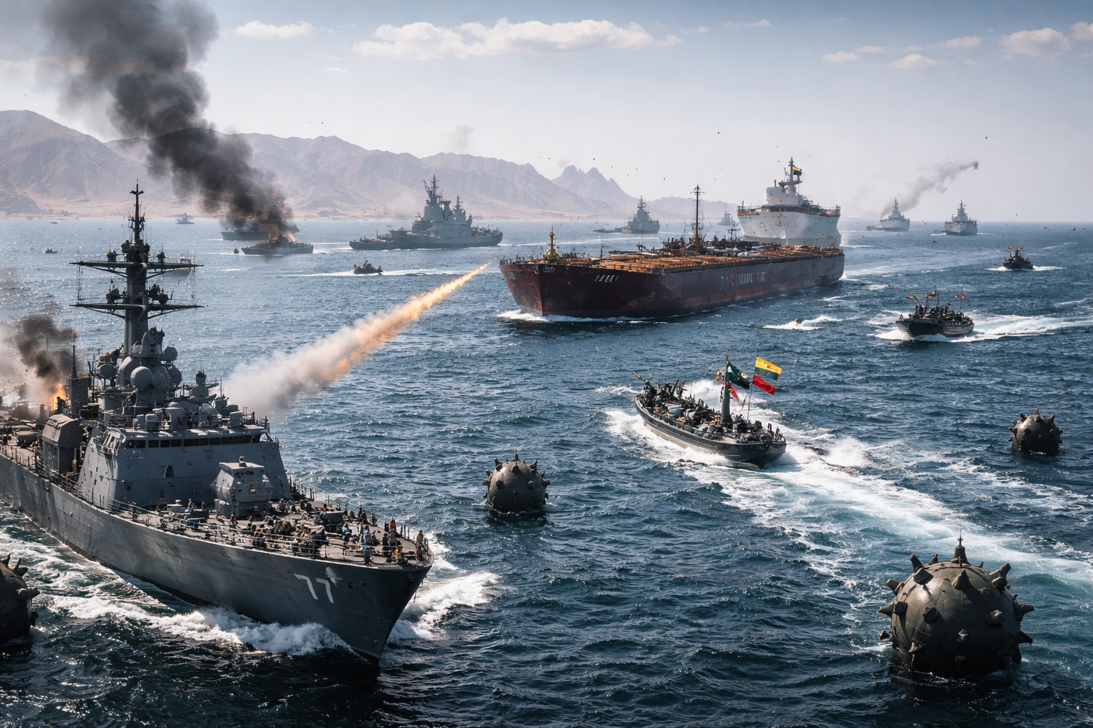 strait of hormuz under dual blockade