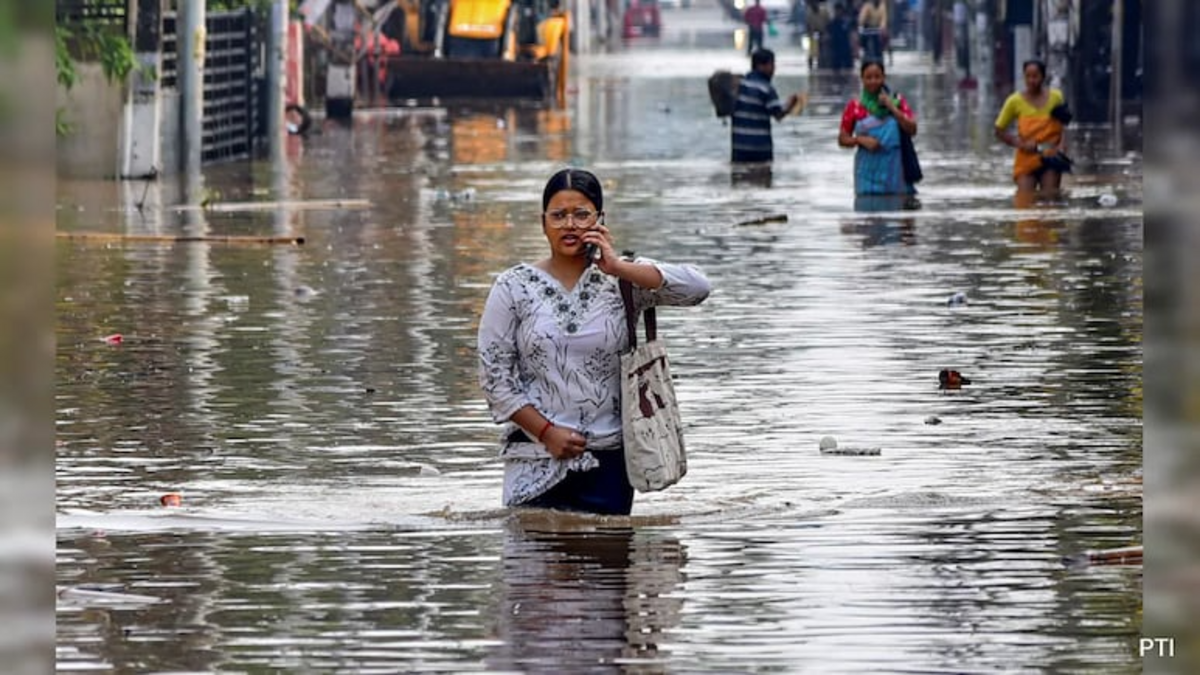 heavy continuous downpours over past 24 hrs batter guwahati imd sounds fresh alert for more rainfall