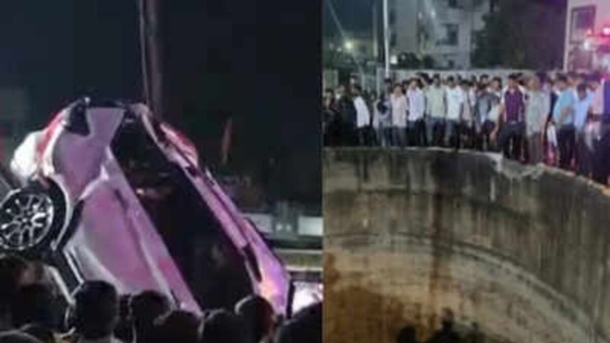 nine of a family including six kids die as car plunges into well in maharashtra’s nashik