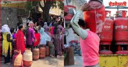 पातुर गॅस एजन्सीसमोरील रांगांवर तहसीलदारांचा संताप