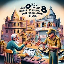 वाराणसी: फर्जी CBI अफसर बन साइबर ठगों ने बुजुर्ग से ठगे 1.10 करोड़ रुपये, 8 दिन रखा डिजिटल अरेस्ट 