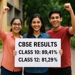 CBSE रिजल्ट घोषित: नोएडा रीजन में 10वीं का परिणाम 89.41% और 12वीं का 81.29%