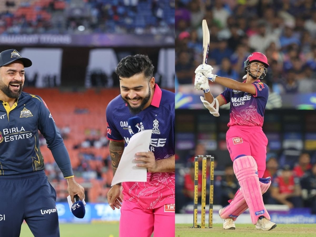 RR vs GT: यशस्वी की फिफ्टी, वैभव-रियान आउट