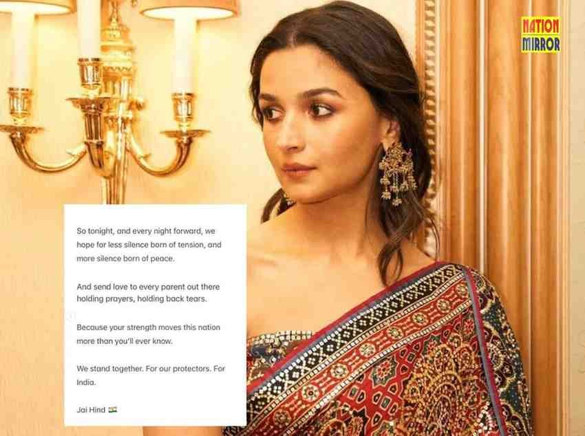 Alia Bhatt on Operation Sindoor: 