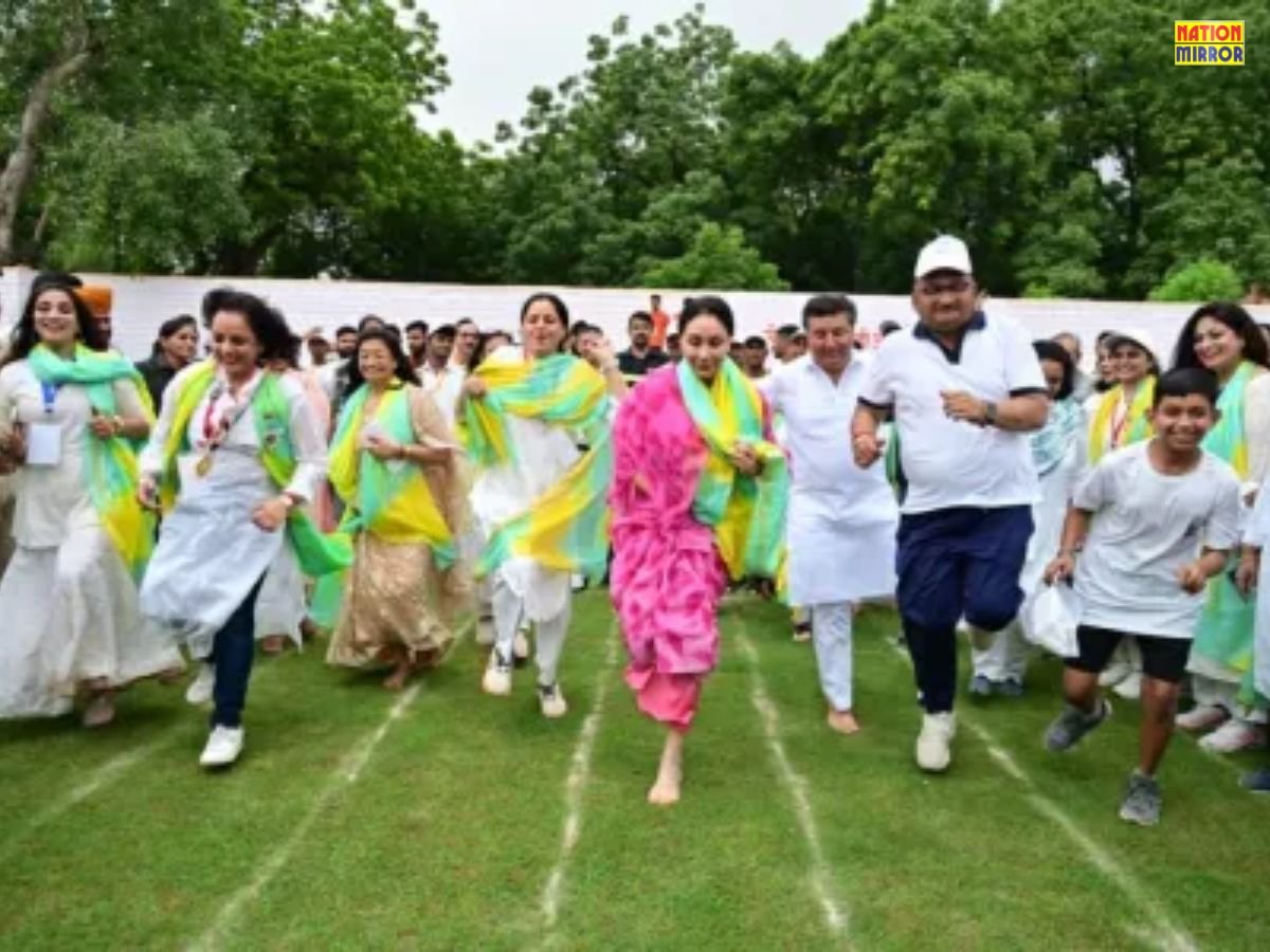 दीया कुमारी का लंगड़ी दौड़ में बचपन की यादें ताजा