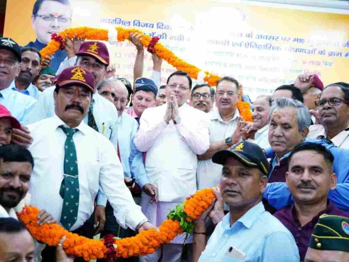 मुख्यमंत्री पुष्कर सिंह धामी ने देहरादून में 