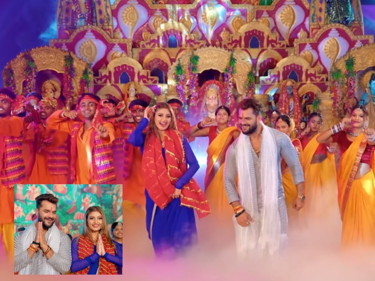 Bhojpuri Navratri Song Viral: खेसारी लाल का भक्ति गीत सोशल मीडिया पर वायरल...