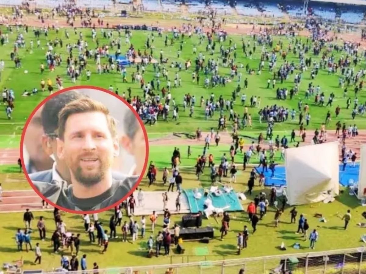 Messi का दीदार नहीं होने पर भड़कें फैंस, तोड़ी कुर्सियां, ऑर्गेनाइजर गिरफ्तार