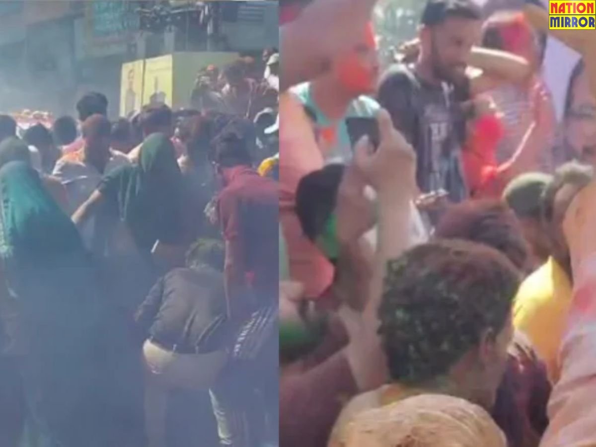 CM के स्वागत मंच के पास फायर शॉट से हादसा,10 लोग घायल