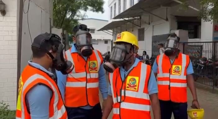 Chlorine gas leak Adish Pharma Bhopal: राजधानी भोपाल के आदिश फार्मा में क्लोरीन गैस का रिसाव, मचा हड़कंप