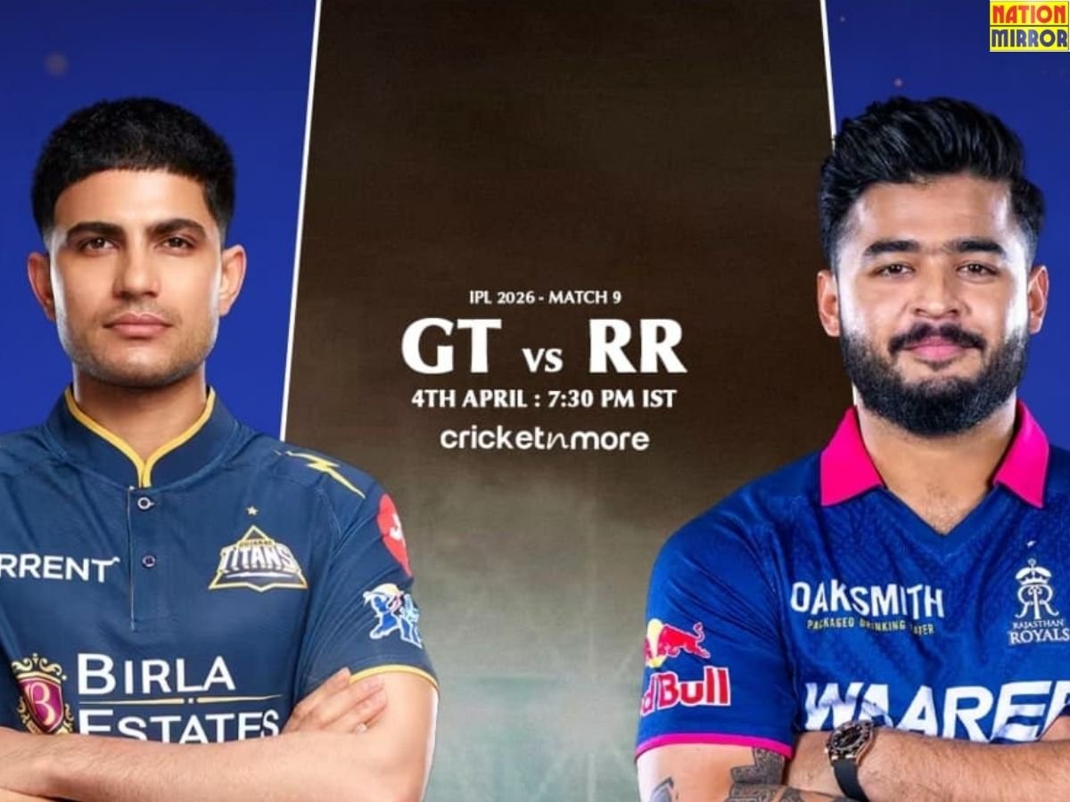 GT Vs RR IPL 2026: दूसरा डबल हेडर मैच गुजरात और राजस्थान के बीच!
