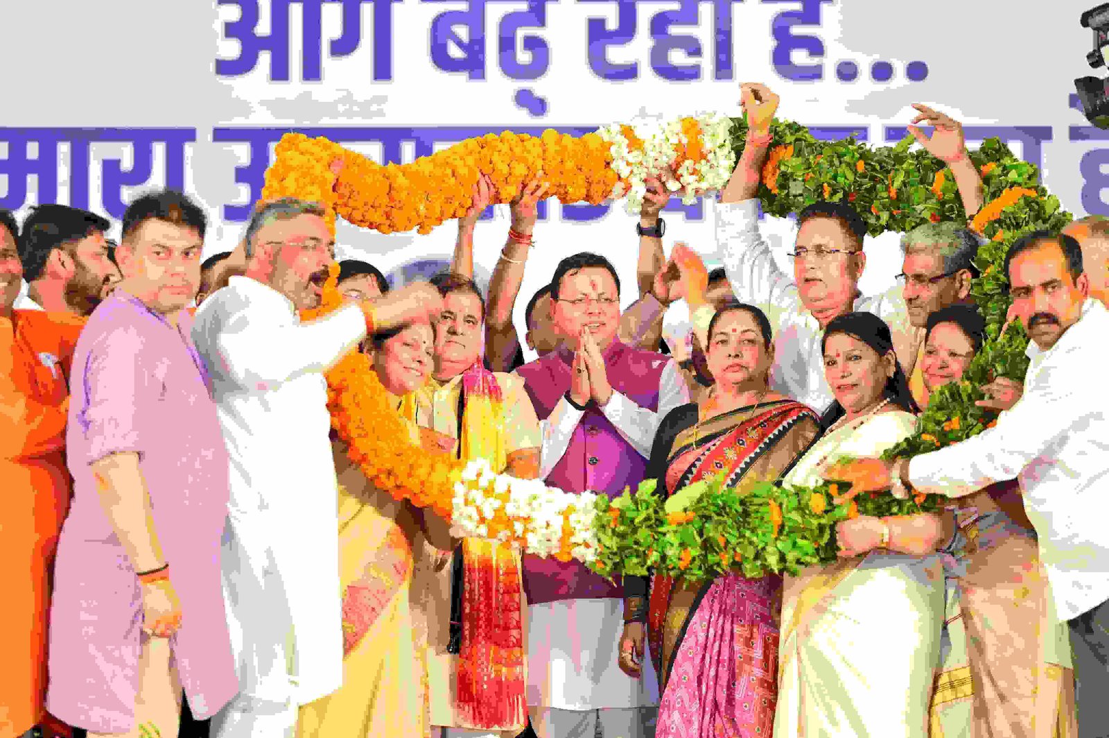 हरिद्वार: मुख्यमंत्री पुष्कर सिंह धामी ने नदी उत्सव का शुभारंभ किया, विकास संकल्प सभा में गिनाईं उपलब्धियां