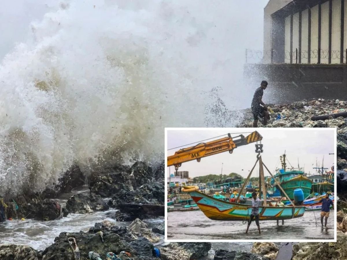 श्रीलंका में तबाही मचाने के बाद भारत आया साइक्लोन दितवाह, 3 की मौत, NDRF और SDRF की टीमें तैनात