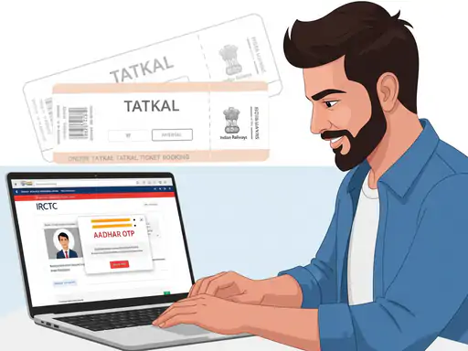  रेलवे का नया नियम: अब जनरल रिजर्वेशन में भी आधार वेरिफिकेशन!