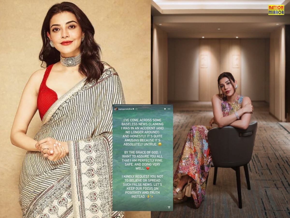 Kajal Aggarwal fake Death News: काजल अग्रवाल की मौत की खबर निकली अफवाह, एक्ट्रेस ने इंस्टा पोस्ट से बताया सच...