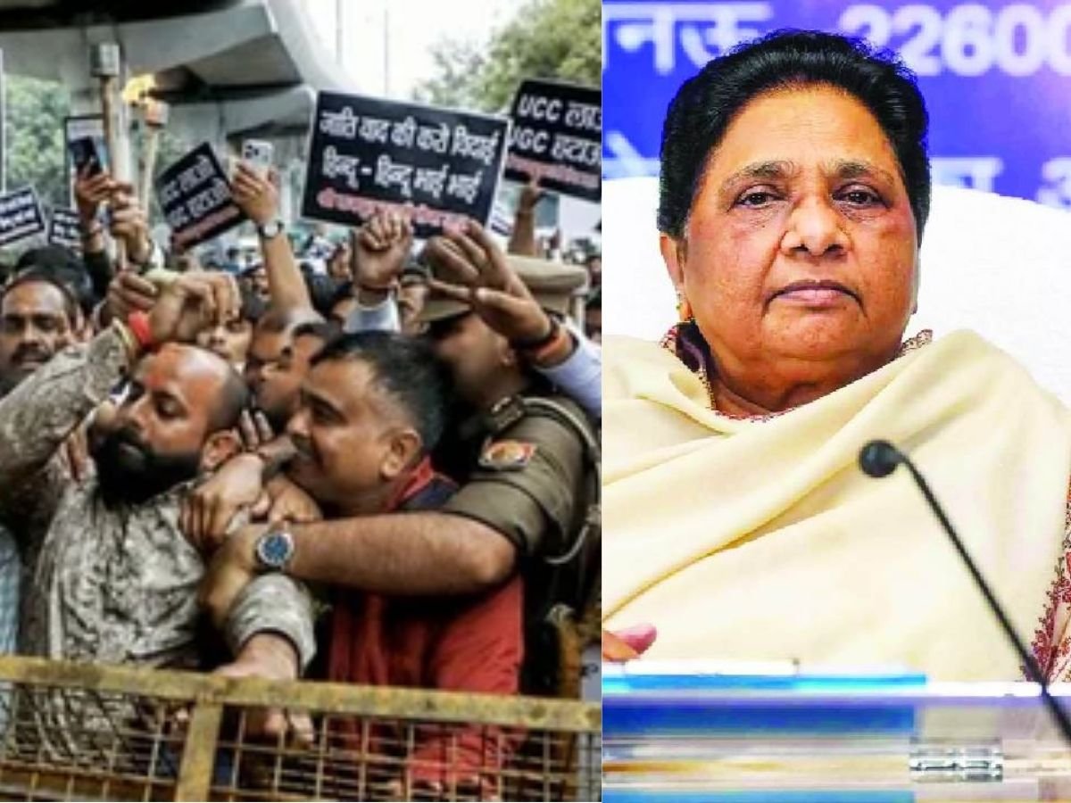 UGC के नए नियमों के खिलाफ विरोध तेज, मायावती का बड़ा बयान, सवर्ण समाज के युवकों ने कराया मुंडन