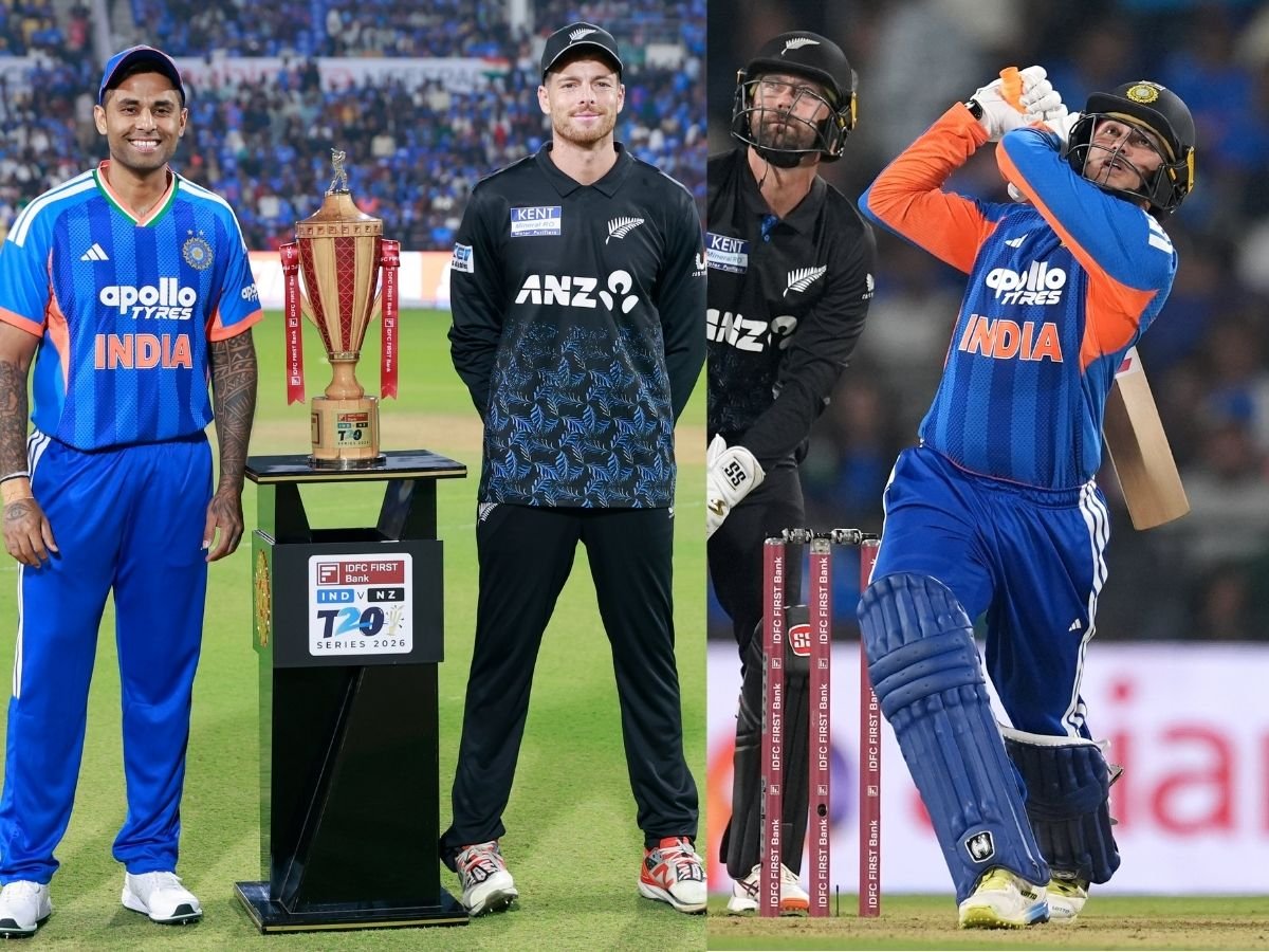 भारत ने न्यूजीलैंड को दिया 239 रनों का टारगेट, अभिषेक की 22 गेंदों पर फिफ्टी, पावरप्ले में NZ ने गंवाए 2 विकेट