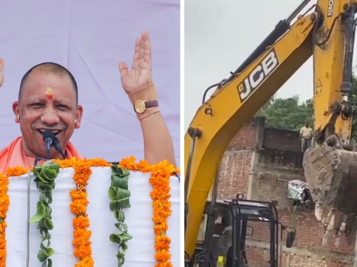 योगी बोले- पहले चरण में चारा खाया, दूसरे में राशन हजम करेंगे, बुलडोजर दिखाकर योगी बोले- ये बिहार में चलने वाला है, राजनाथ ने भी किया RJD पर हमला