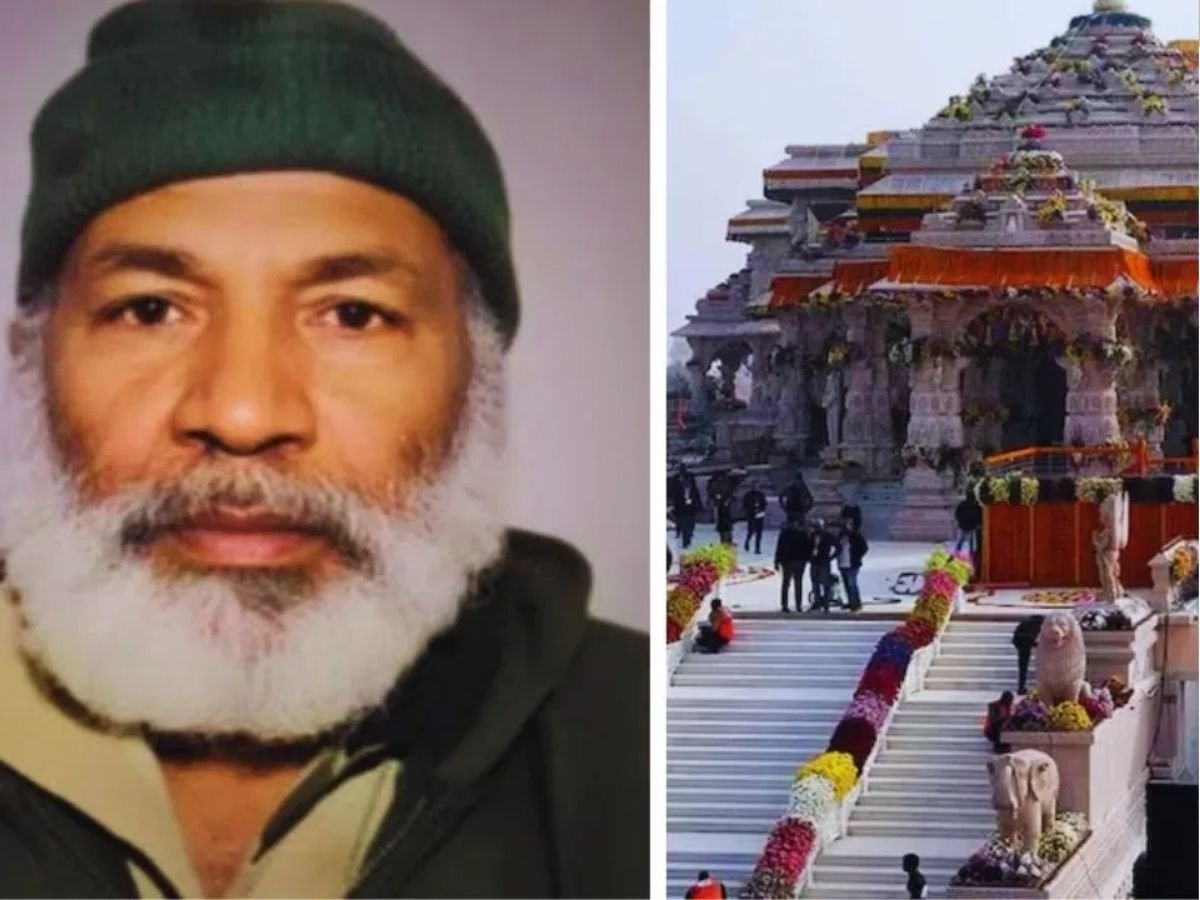 राम मंदिर में नमाज पढ़ने की कोशिश, कश्मीर का रहने वाला शख्स