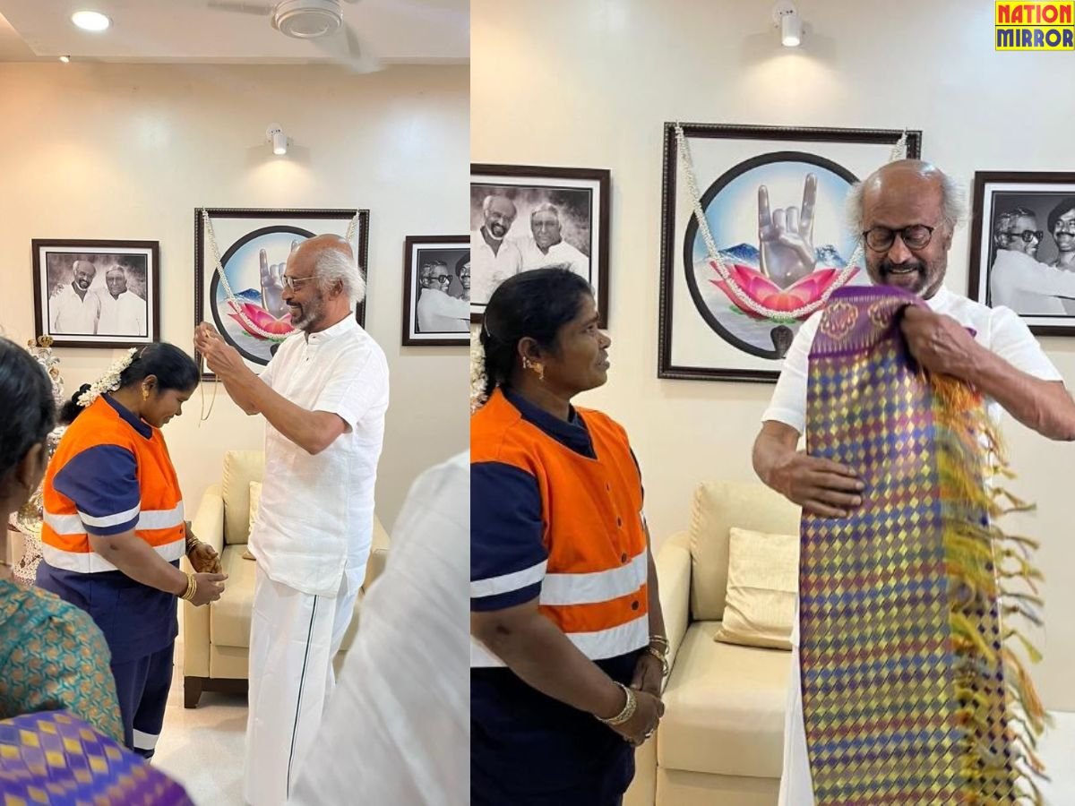 Rajinikanth Honored Sanitation Worker: महिला सफाई कर्मचारी की ईमानदारी ने जीता दिल, रजनीकांत ने किया सम्मानित!