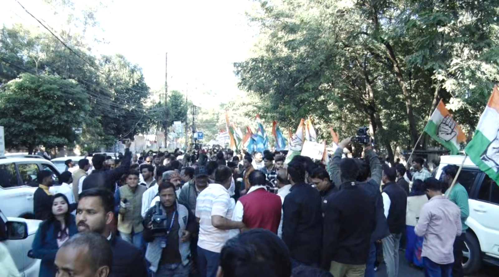 झड़प, वाटर केनॉन..MP में कांग्रेस की हुंकार, पटवारी समेत कांग्रेस नेता गिरफ्तार