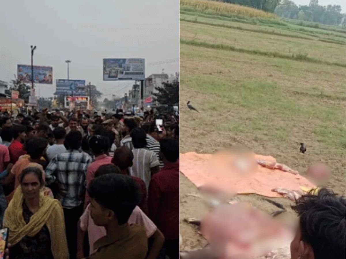 बदायूं में खेत में गोवंश का कटा सिर मिलने से हड़कंप, हिंदूवादी संगठनों ने किया हंगामा