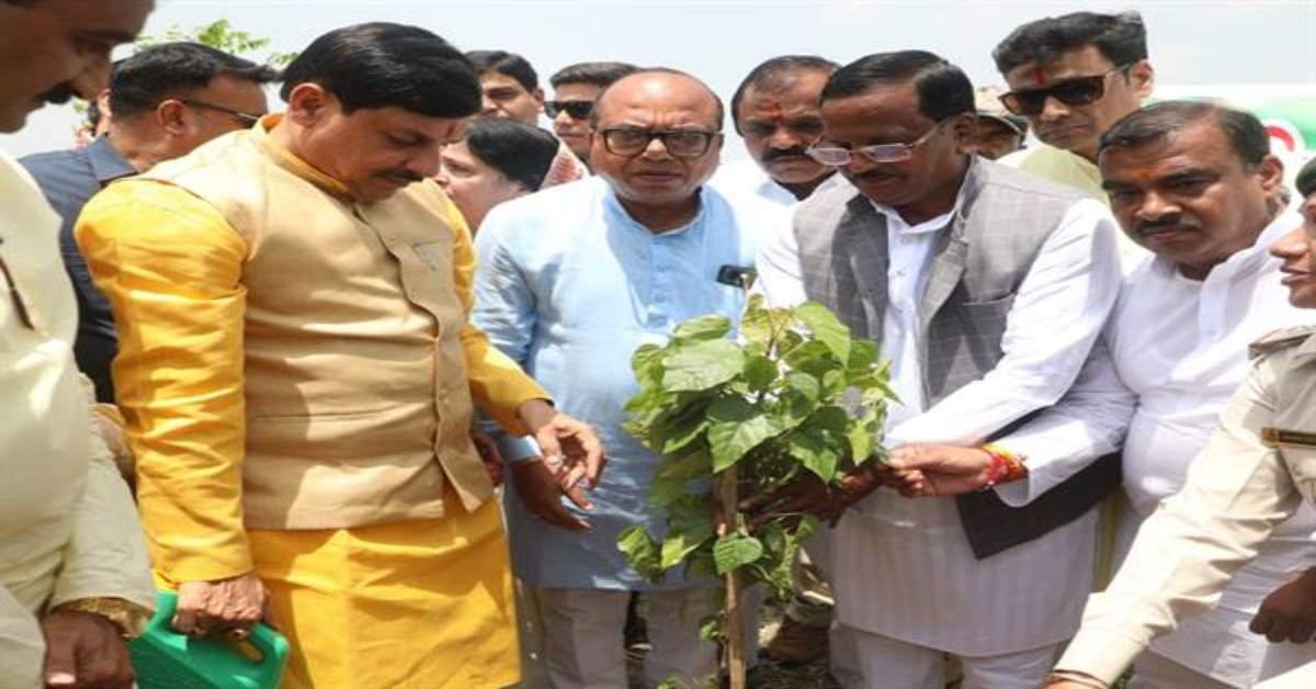 CM Mohan Yadav Sindoor Planting: सीएम डॉ. मोहन यादव ने विश्व पर्यावरण दिवस पर सिंदूर का पौधा लगाकर प्रकृति संरक्षण का संदेश दिया.