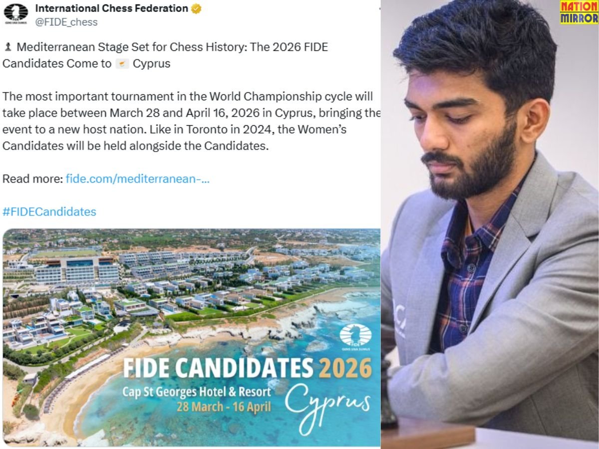 World Chess Candidates 2026: साइप्रस पहली बार करेगा चेस कैंडिडेट्स टूर्नामेंट की मेजबानी, FIDE ने किया ऐलान...