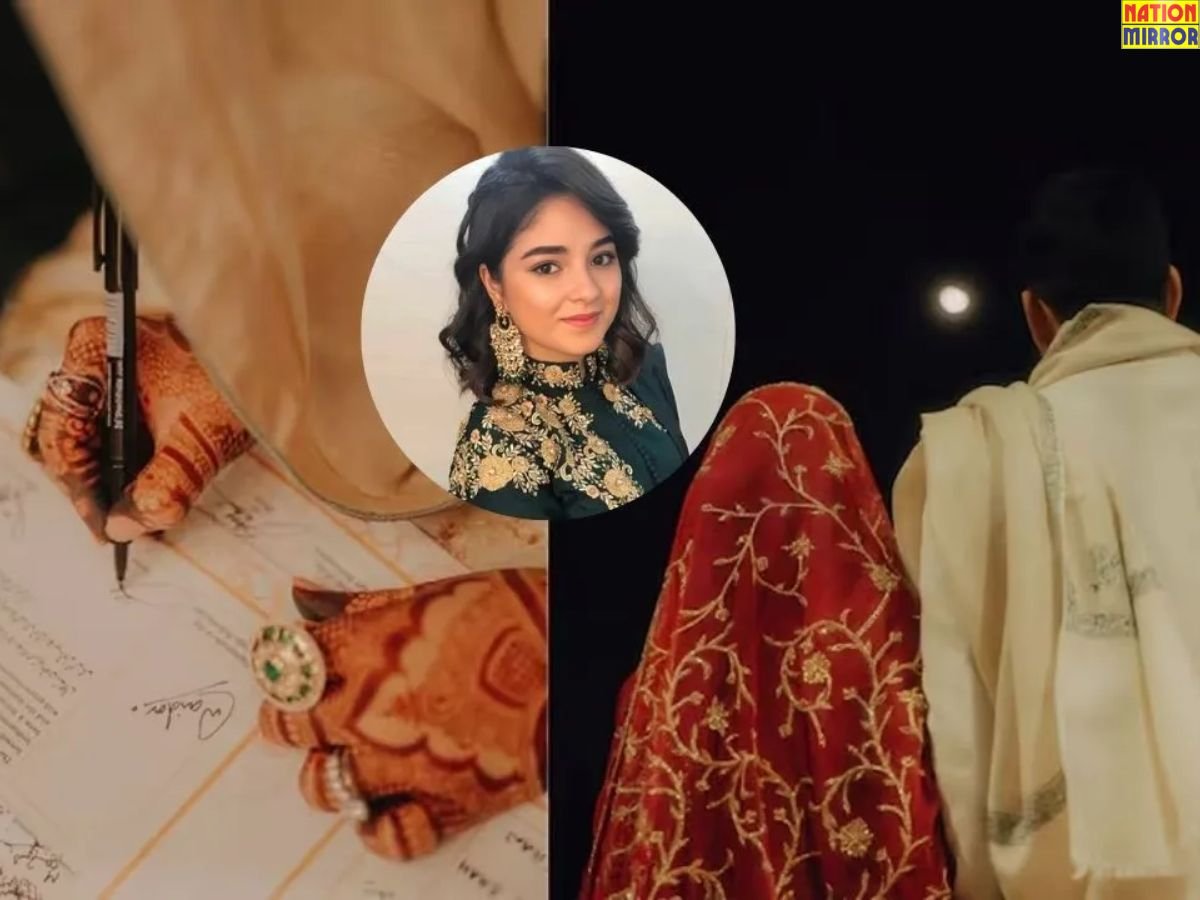 Zaira Wasim Nikah: सीक्रेट सुपरस्टार की स्टार एक्ट्रेस ने किया निकाह! तस्वीरें हो रही वायरल...