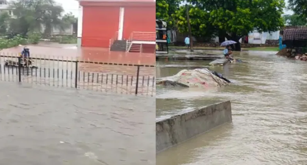 Rajasthan flood 2025 Chambal River: राजस्थान में बारिश से तबाही… चंबल नदी उफान पर, गांवों का संपर्क टूटा, प्रशासन अलर्ट पर