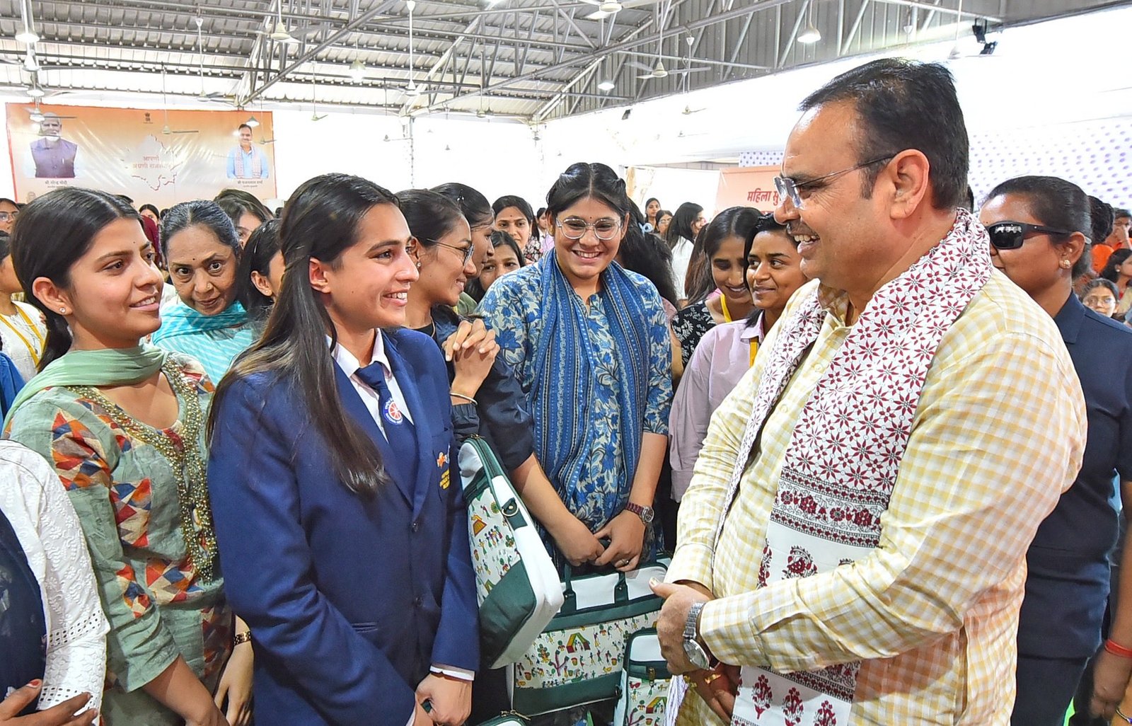 नारी शक्ति वंदन कार्यक्रम: CM भजनलाल बोले - महिला सशक्तीकरण पर विशेष जोर